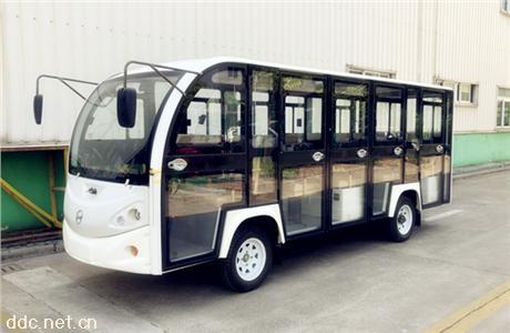  全封闭14座玻璃门景区观光车